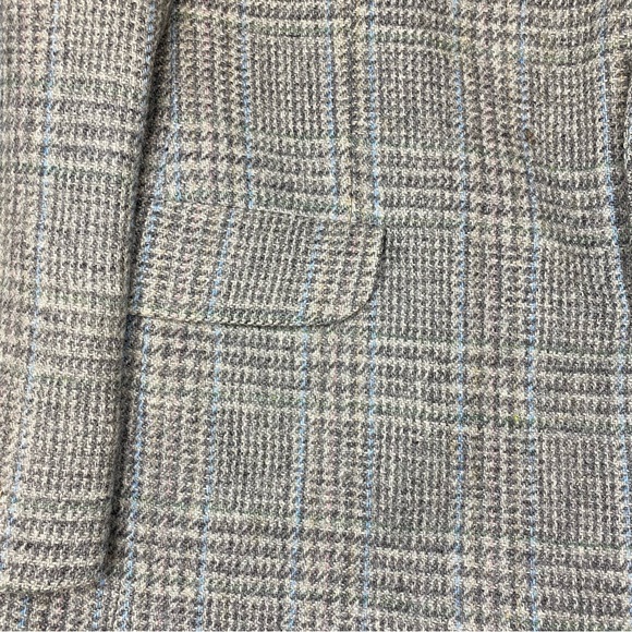 Magee Donegal Mist Tweed Sport Coat Blazer Men’s 43r Houndstooth Gray - Picture 15 of 16